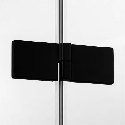 New Trendy Avexa Black kabina prysznicowa 110x100 cm prostokątna prawa czarny mat/szkło przezroczyste EXK-2646