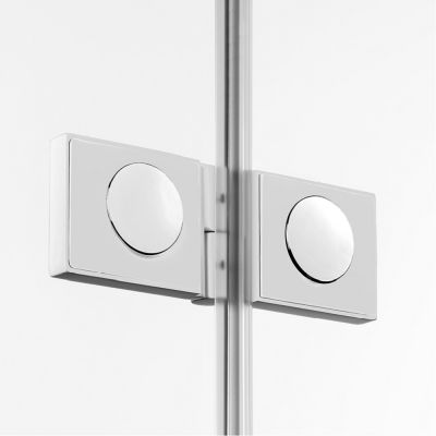 New Trendy Avexa White kabina prysznicowa 100x90 cm prostokątna lewa biały mat/szkło przezroczyste EXK-2860