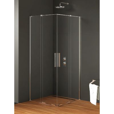 New Trendy Smart kabina prysznicowa 110x110 cm kwadratowa chrom połysk/szkło przezroczyste EXK-4067