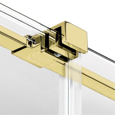 New Trendy Smart Light Gold kabina prysznicowa 140x80 cm prostokątna złoty połysk/szkło przezroczyste EXK-4248