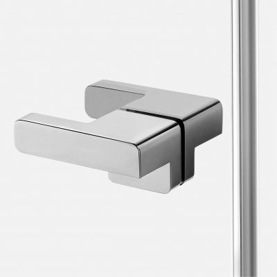 New Trendy Eventa drzwi prysznicowe 110 cm wnękowe lewe chrom/szkło przezroczyste EXK-4458