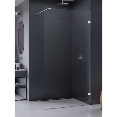New Trendy Eventa ścianka prysznicowa walk-in 110 cm chrom połysk/szkło przezroczyste EXK-4621