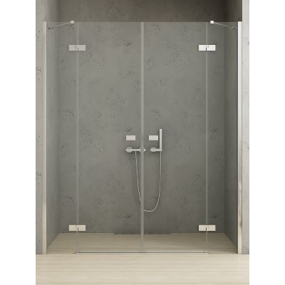 New Trendy Reflexa drzwi prysznicowe 220 cm uchylne chrom połysk/szkło przezroczyste EXK-5074