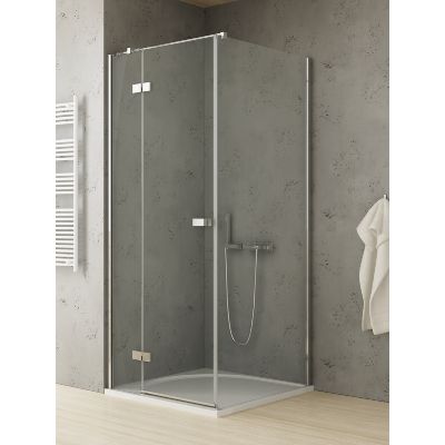 New Trendy Reflexa kabina prysznicowa 110x100 cm prostokątna lewa chrom połysk/szkło przezroczyste EXK-5144