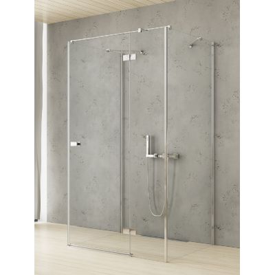 New Trendy Reflexa kabina prysznicowa 110x100 cm prostokątna prawa chrom połysk/szkło przezroczyste EXK-5230