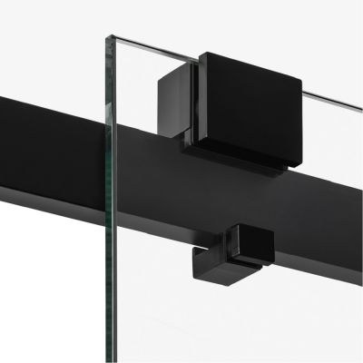 New Trendy Softi X Black kabina prysznicowa 130x110 cm prostokątna prawa czarny mat/szkło przezroczyste EXK-5412