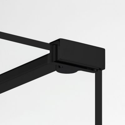 New Trendy New Modus Black ścianka prysznicowa walk-in 120 cm czarny mat/szkło przezroczyste EXK-5603