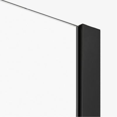 New Trendy Smart Black kabina prysznicowa 130x120 cm prostokątna czarny mat/szkło przezroczyste EXK-6658