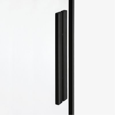 New Trendy Smart Black kabina prysznicowa 130x120 cm prostokątna czarny mat/szkło przezroczyste EXK-6658