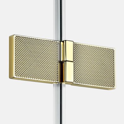 New Trendy Avexa Gold Shine XR kabina prysznicowa 100x120 cm prostokątna prawa złoty połysk/szkło przezroczyste EXK-6797