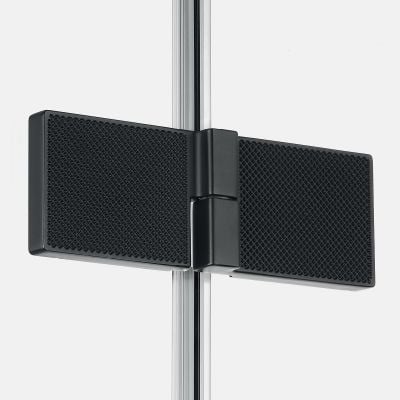 New Trendy Avexa Black XR kabina prysznicowa 100x80 cm prostokątna prawa czarny mat/szkło przezroczyste EXK-6892