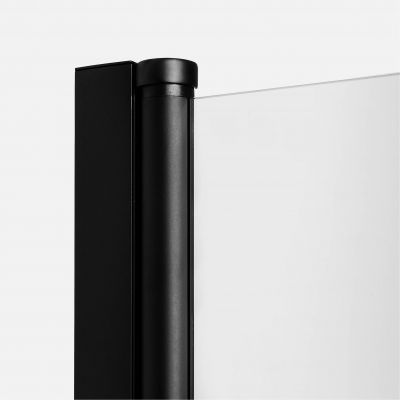 New Trendy New Soleo Black kabina prysznicowa 100x120 cm prostokątna czarny mat/szkło przezroczyste K-0557