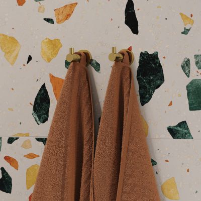 Omnires Modern Project haczyk pojedynczy złoty szczotkowany MP60110GLB