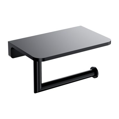 Omnires Modern Project uchwyt na papier toaletowy czarny MP60511BL