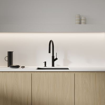 Omnires Modern Project dozownik do mydła 500 ml czarny MP60723BL