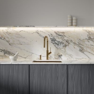 Omnires Modern Project dozownik do mydła 500 ml mosiądz szczotkowany MP60723BSB