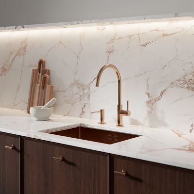 Omnires Modern Project dozownik do mydła 500 ml miedź szczotkowana MP60723CPB