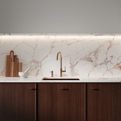 Omnires Modern Project dozownik do mydła 500 ml miedź szczotkowana MP60723CPB