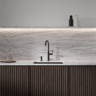 Omnires Modern Project dozownik do mydła 500 ml szary MP60723GR