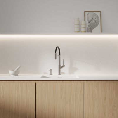 Omnires Modern Project dozownik do mydła 500 ml nikiel MP60723NI