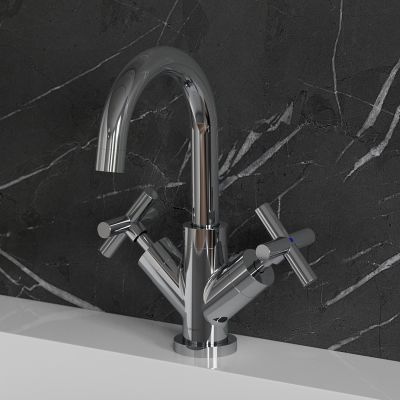 Omnires Modern bateria umywalkowa stojąca chrom C301CR