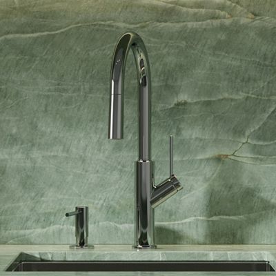 Omnires Bend bateria kuchenna stojąca chrom BE6455CR