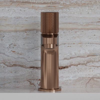 Omnires Contour bateria umywalkowa stojąca miedź szczotkowana CT8010CPB