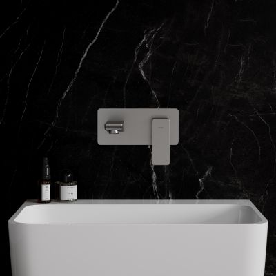 Omnires Parma bateria umywalkowa podtynkowa nikiel PM7415IN