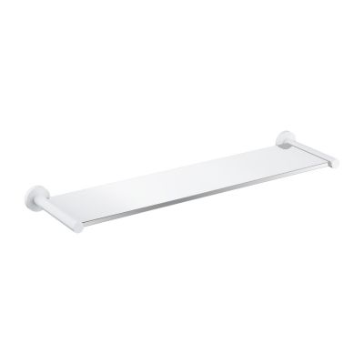 Omnires Modern Project półka łazienkowa 55 cm biały mat/szkło MP60930WM
