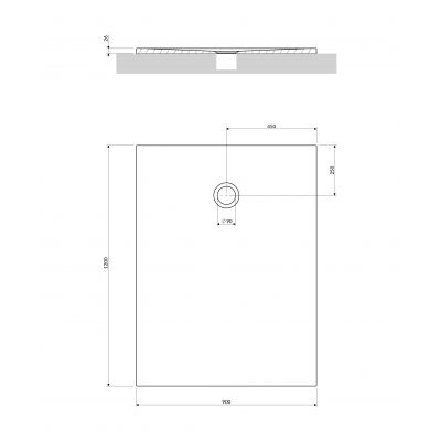 Omnires Aquapure brodzik prostokątny 120x90 cm biały mat AQUAPURE90-120BM