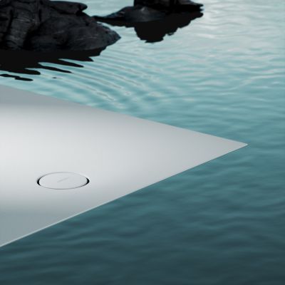 Omnires Aquarock brodzik prostokątny z maskownicą 160x80 cm biały mat AQUAROCK80-160BM