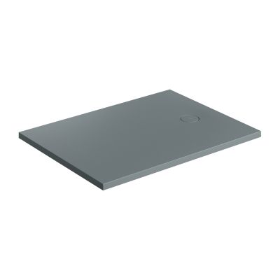 Omnires Aquarock brodzik prostokątny z maskownicą 120x90 cm ash grey mat AQUAROCK90-120AG