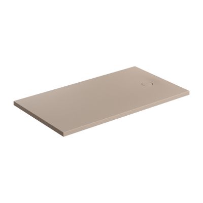 Omnires Aquarock brodzik prostokątny z maskownicą 140x90 cm dune beige mat AQUAROCK90-140DB