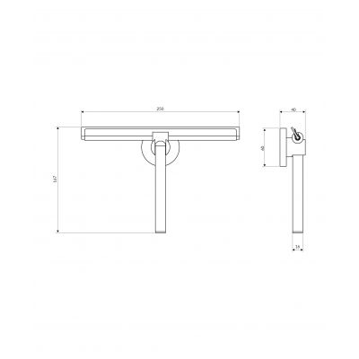 Omnires Uni ściągaczka do wody UN10910CR