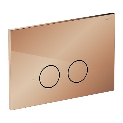 Omnires Eco Flush Set stelaż podtynkowy z przyciskiem spłukującym do miski WC wiszącej STFWCECO1R45-RCP