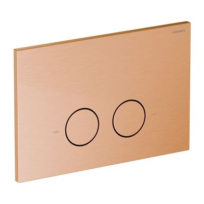 Omnires Eco Flush Set stelaż podtynkowy z przyciskiem spłukującym do miski WC wiszącej STFWCECO1R45-RCPB