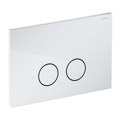 Omnires Eco Flush Set stelaż podtynkowy z przyciskiem spłukującym do miski WC wiszącej STFWCECO1R45-RCR