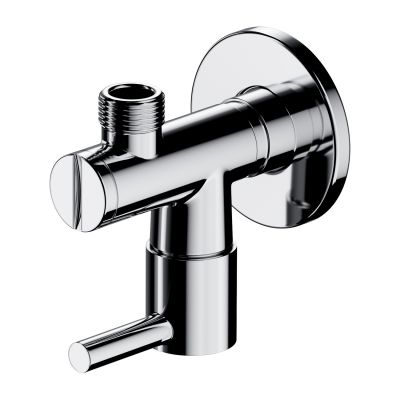 Omnires zawór ścienny kątowy chrom połysk 8857CR