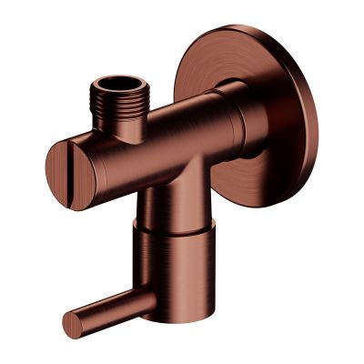 Omnires zawór ścienny kątowy miedź antyczna szczotkowana 8857ORB