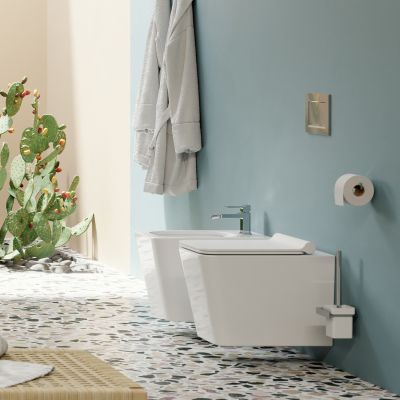 Omnires Boston miska WC z deską wolnoopadającą wisząca bez kołnierza biały połysk BOSTONMWBP