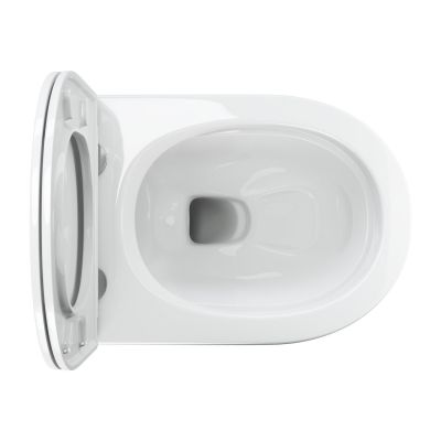 Omnires Ottawa Comfort miska WC wisząca bez kołnierza z deską wolnoopadającą biały połysk OTTAWACMWBP