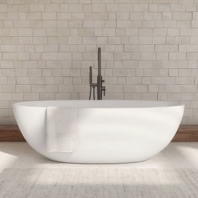 Omnires Shell M+ wanna wolnostojąca 160x75 cm owalna biały mat SHELLWWBM