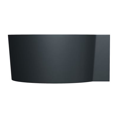 Omnires Ovo M+ wanna narożna 120x120 cm black lava mat OVO120WNBLV