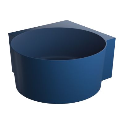 Omnires Ovo M+ wanna narożna 120x120 cm midnight blue mat OVO120WNMB