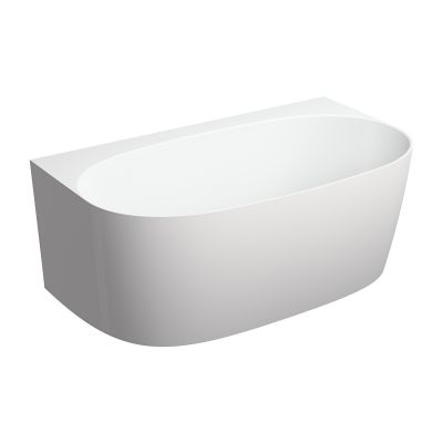 Omnires Valencia M+ wanna wolnostojąca 148x86 cm przyścienna biały połysk VALENCIAWPBP