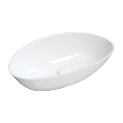 Omnires M+ umywalka 60x36 cm owalna nablatowa biała BARCELONABP