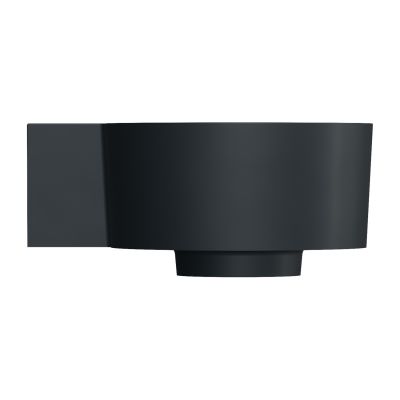 Omnires Ovo M+ umywalka 33x34 cm narożna ścienna-nablatowa black lava mat OVO335UWLBLV