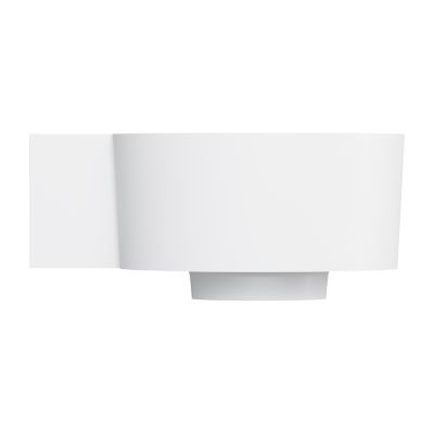 Omnires Ovo M+ umywalka 33x34 cm narożna ścienna-nablatowa biały mat OVO335UWLBM
