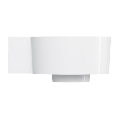 Omnires Ovo M+ umywalka 33x34 cm narożna ścienna-nablatowa biały połysk OVO335UWLBP