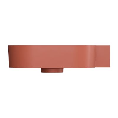 Omnires Ovo M+ umywalka 55x38 cm owalna nablatowa terracotta mat OVO555UWPTE